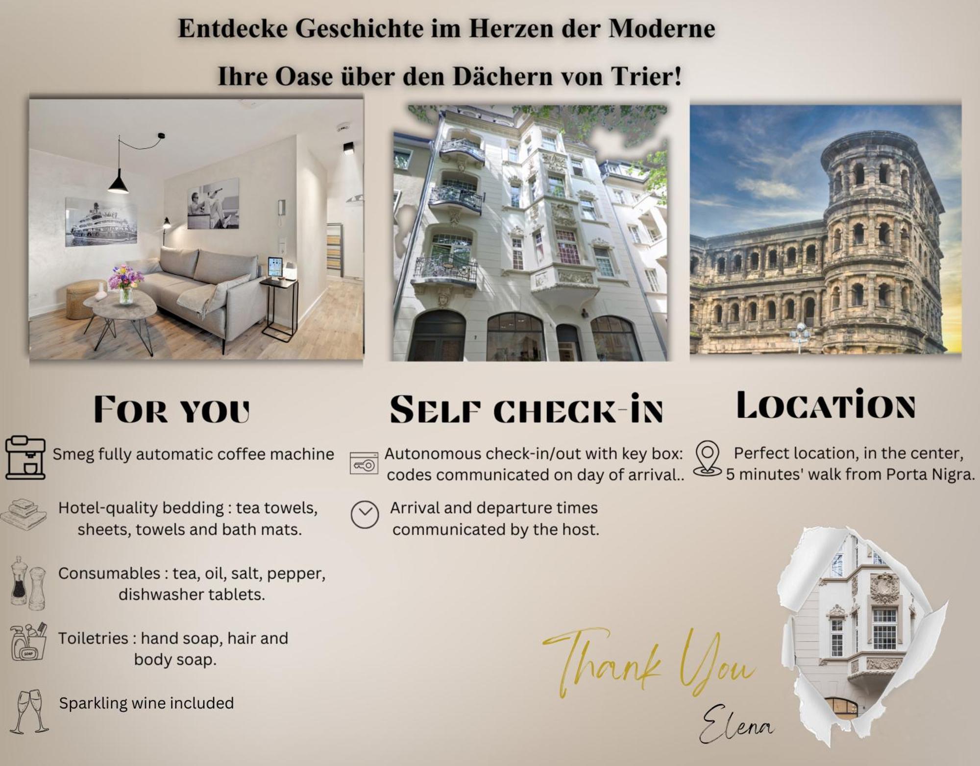 Modern Elegance In Historical City Center Trier Kültér fotó